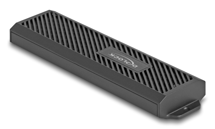 Delock Speichergehäuse - external, tool free - M.2 - M.2 Card (PCIe NVMe & SATA), Ansicht 4