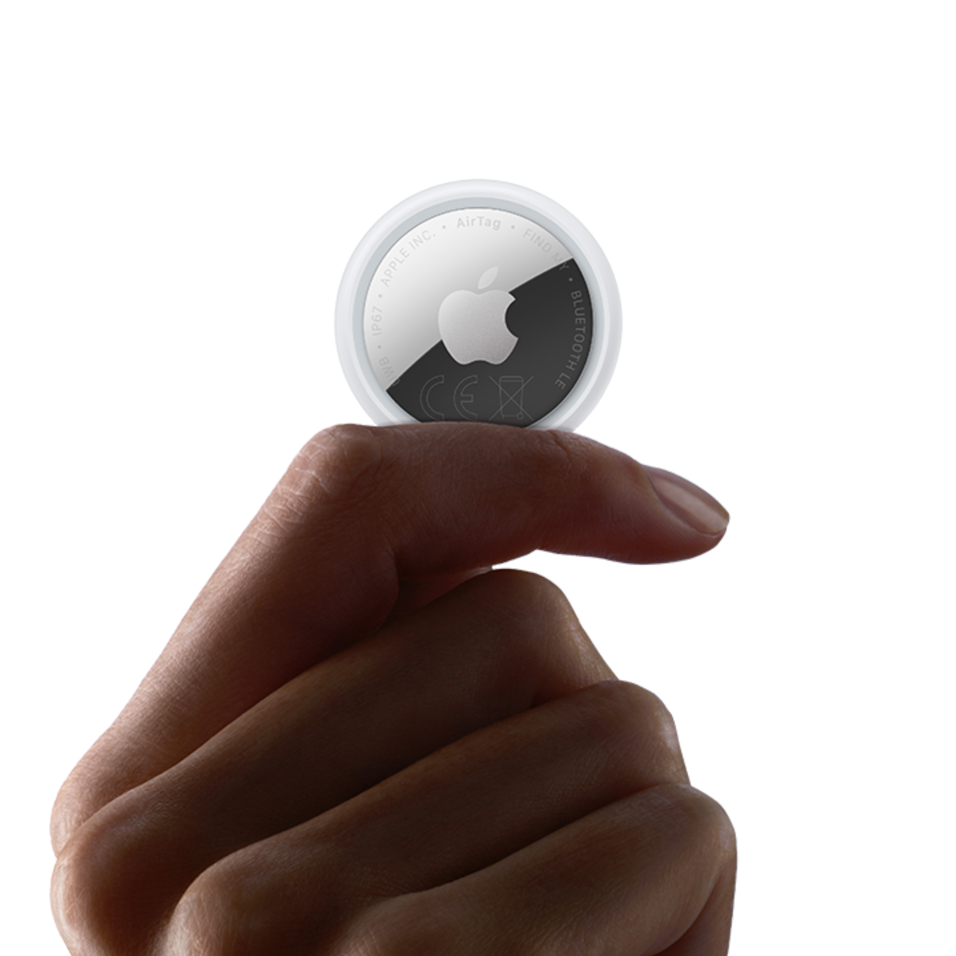 Apple AirTag (2026) weiß/silber, 4er-Pack - Anti-Verlust Bluetooth-Tag für Handy, Tablet, Smartwatch, iPhone/iPad/iPod, Ansicht 2