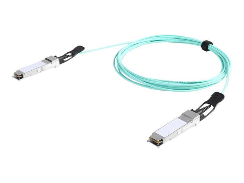 DIGITUS - 40GBase-AOC Direktanschlusskabel - QSFP+ zu QSFP+ - 5 m - Glasfaser - Active Optical Cable (AOC)
