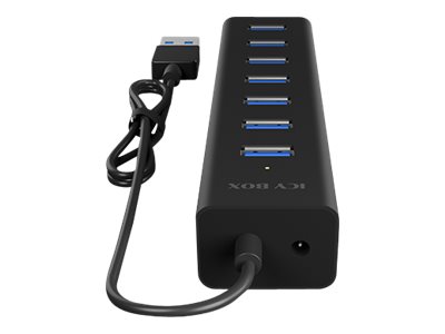 ICY BOX IB-HUB1700-U3 - Hub - 7 x SuperSpeed USB 3.0, Ansicht 5