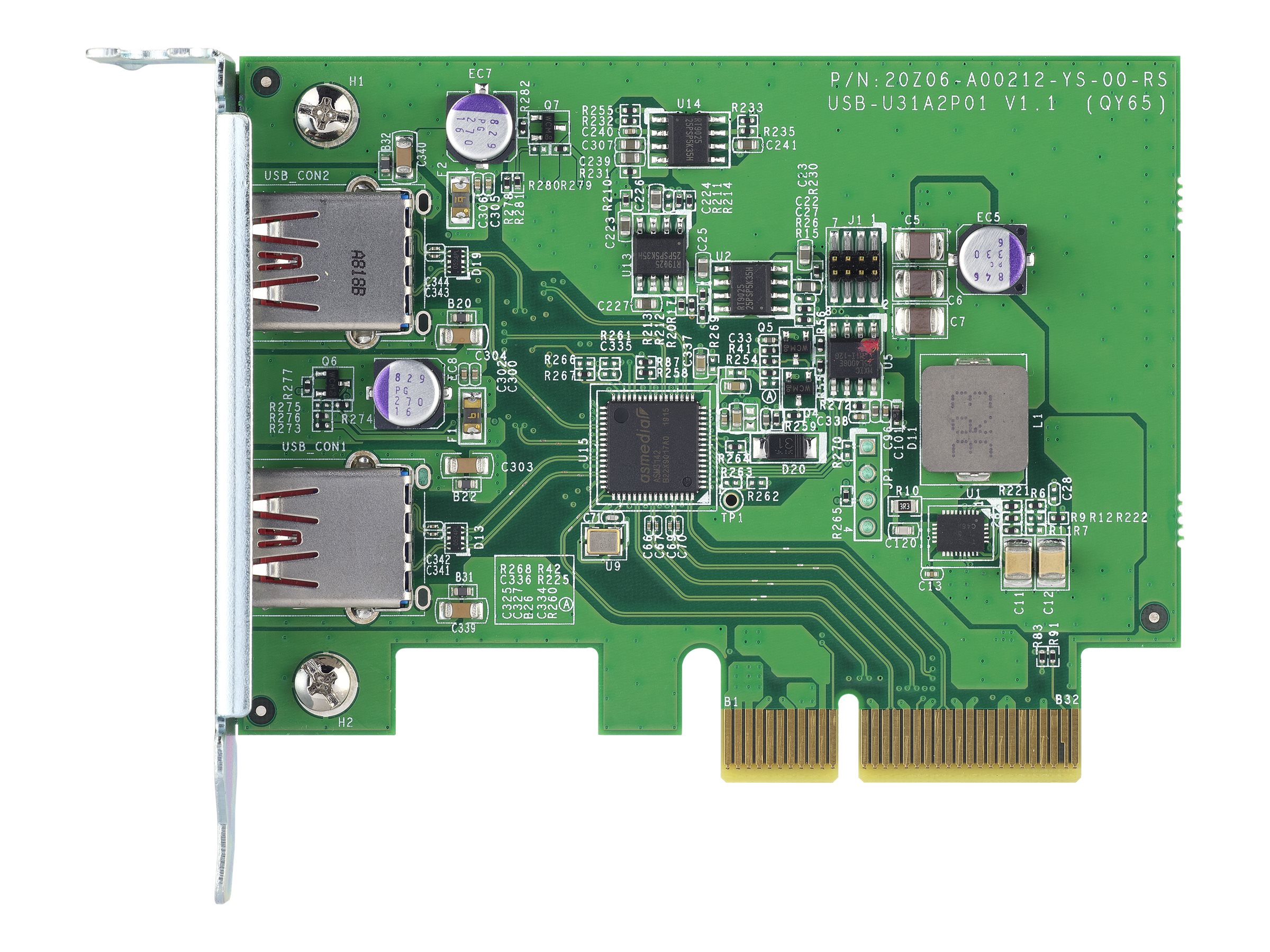 QNAP Dual USB3.2 G2 PCIe expansion card (QXP-10G2U3A)