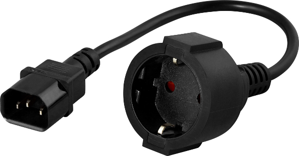 BlueWalker PowerWalker - Stromkabel - CEE 7/4 (W) bis IEC 60320 C14, Ansicht 2