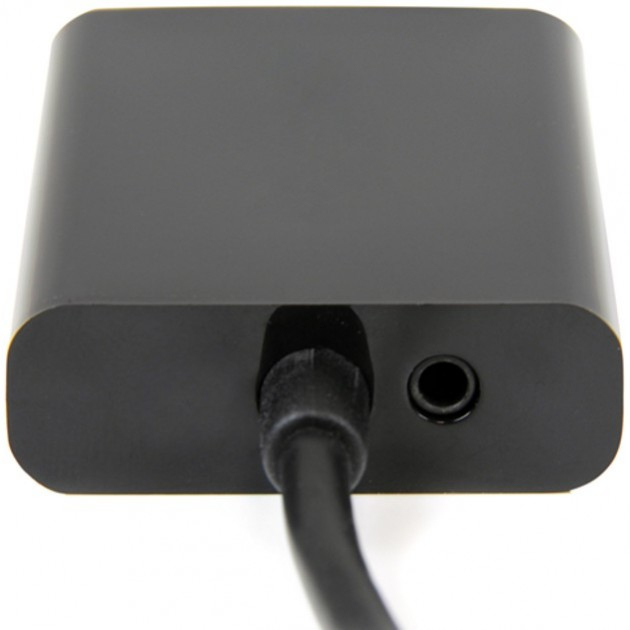 Techly Videokonverter - HDMI - VGA - Schwarz, Ansicht 4