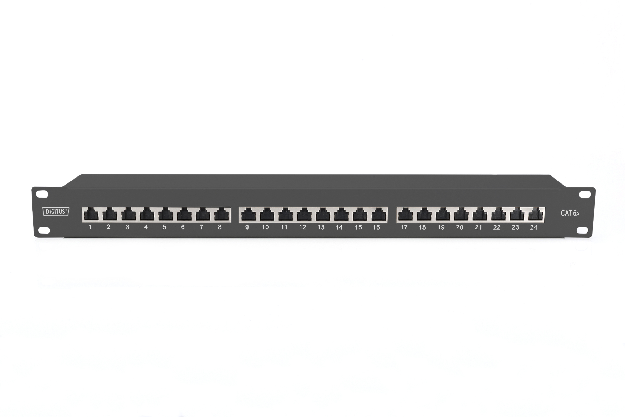 DIGITUS CAT 6A, Klasse EA Patch Panel, geschirmt, Ansicht 4