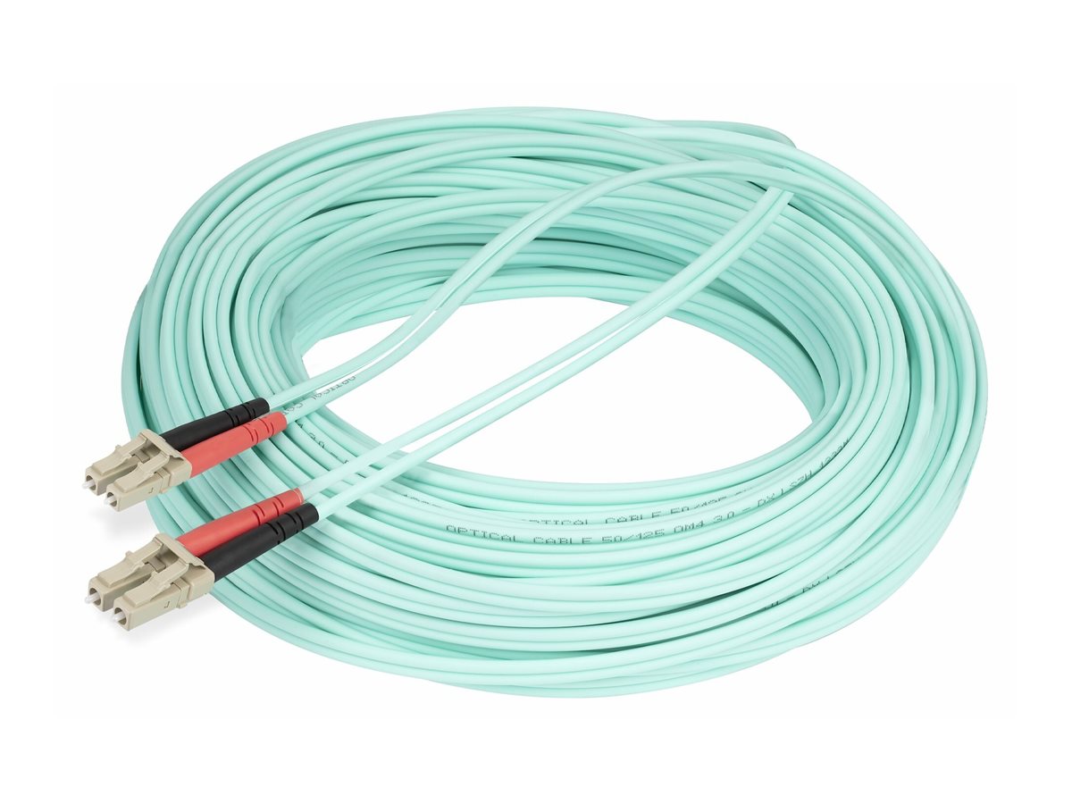 StarTech.com 25m (82ft) LC/UPC to LC/UPC OM4 Multimode Fiber Optic Cable, 50/125µm LOMMF/VCSEL Zipcord Fiber, Ansicht 4