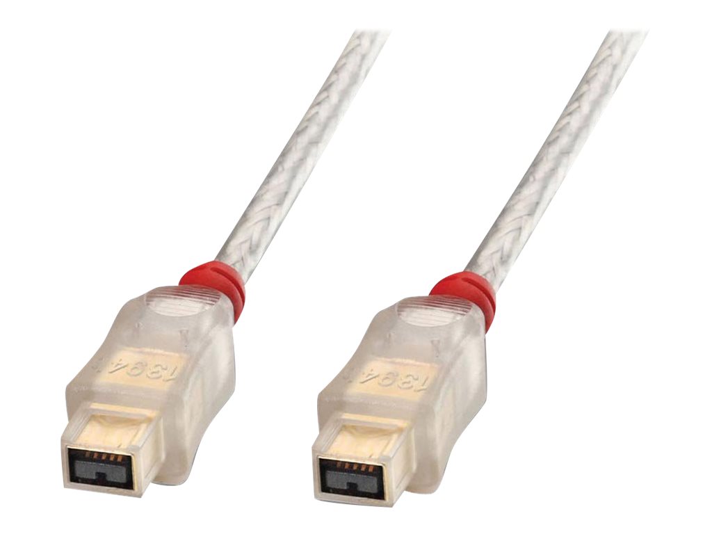 Lindy Premium - IEEE 1394-Kabel - FireWire 800 (M) zu FireWire 800 (M) - 1 m - geformt - durchsichtig