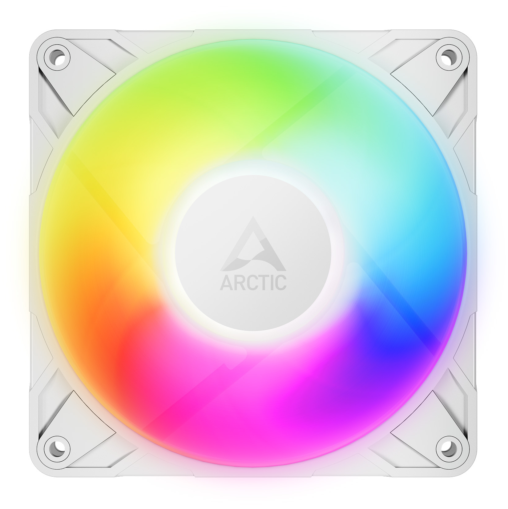 Arctic P12 Pro A-RGB - Gehäuselüfter - mit Kabelsplitter - 120 mm - weiß (Packung mit 3), Ansicht 4