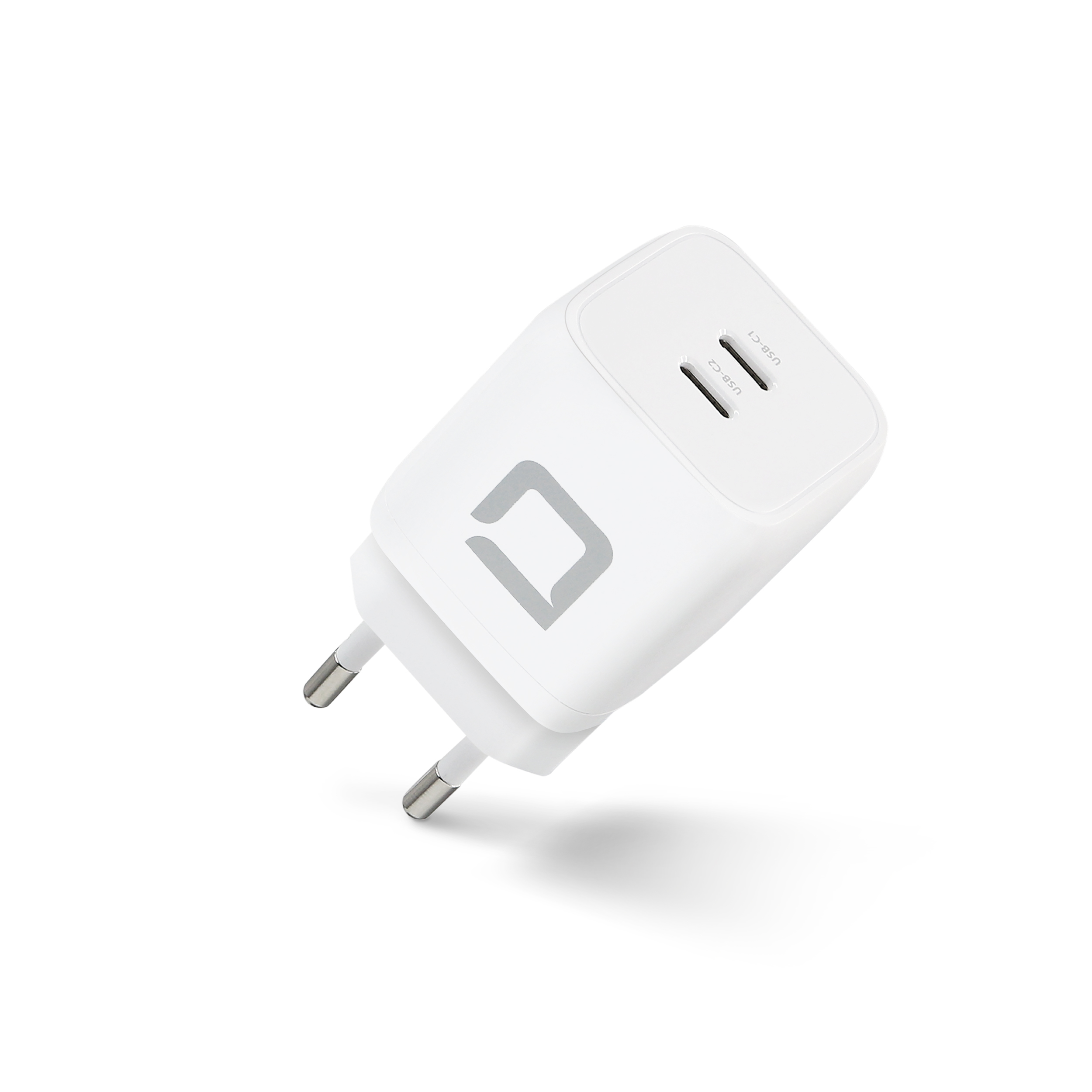 Dicota Comfort - Netzteil - 45 Watt - 2.5 A - 2 Ausgabeanschlussstellen (24 pin USB-C), Ansicht 4