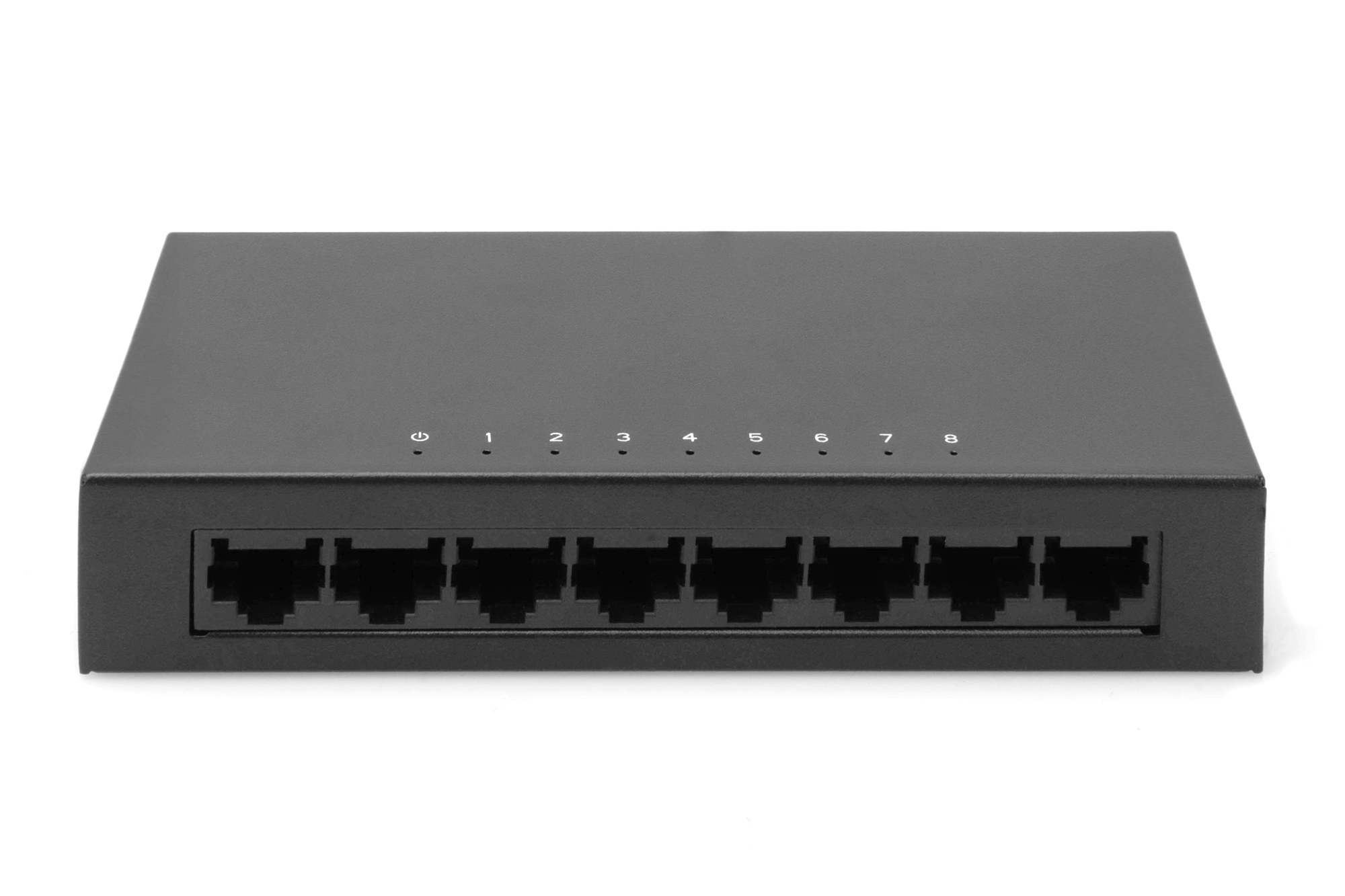 DIGITUS 8-Port Switch - 10/100 Mbps Fast Ethernet - Unmanaged - Unmanaged - Fast Ethernet (10/100) - Vollduplex, Ansicht 3