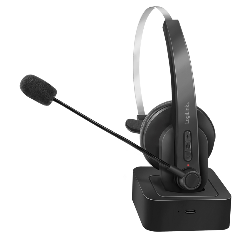 LogiLink Headset - On-Ear - Bluetooth - kabellos, Ansicht 2