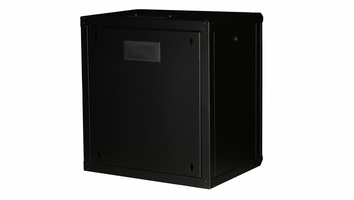 Equip Pro Mount - Schrank Netzwerkschrank - 600x450 mm - geeignet für Wandmontage - Tiefschwarz (RAL 9005), Ansicht 3