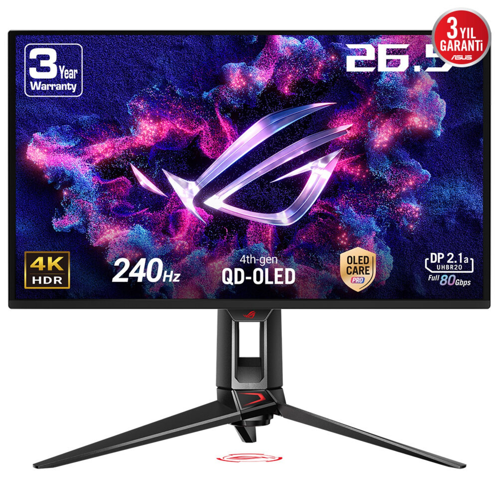 ASUS ROG Swift OLED PG27UCDM - OLED-Monitor - Gaming - 68.6 cm (27), Ansicht 2
