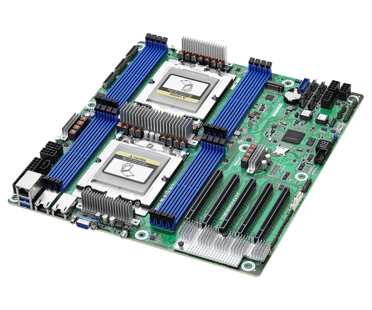 ASRock Rack TURIN2D16-2T - Motherboard - SSI EEB - LGA6096 Socket - E-ATX - AMD SP5, Ansicht 2