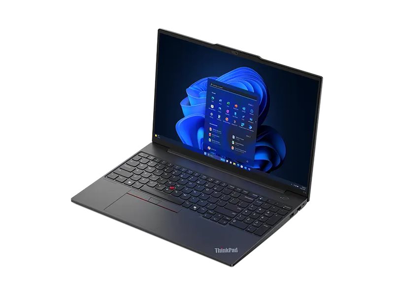 Lenovo ThinkPad E16 Gen 2 21M5 - 180°-Scharnierdesign - AMD Ryzen 5 7535HS / 3.3 GHz - Win 11 Pro - Radeon 660M - 8 GB RAM - 256 GB SSD TCG Opal Encryption 2, NVMe - 40.6 cm (16")