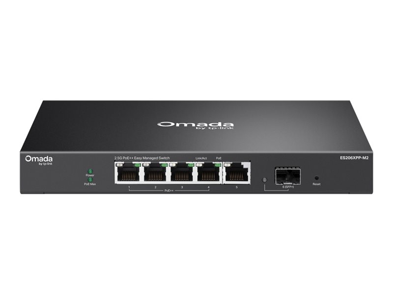 TP-LINK Omada ES206XPP-M2 V1 - Switch - managed - 5 x 10/100/1000/2.5G (PoE++)