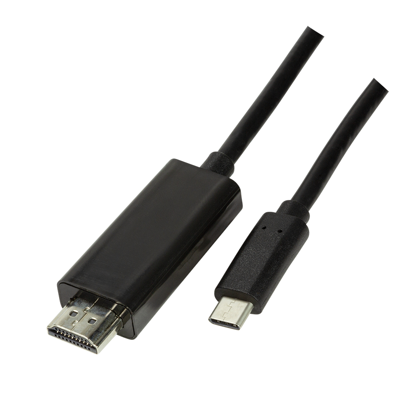 LogiLink Adapterkabel - 24 pin USB-C männlich zu HDMI männlich, Ansicht 2