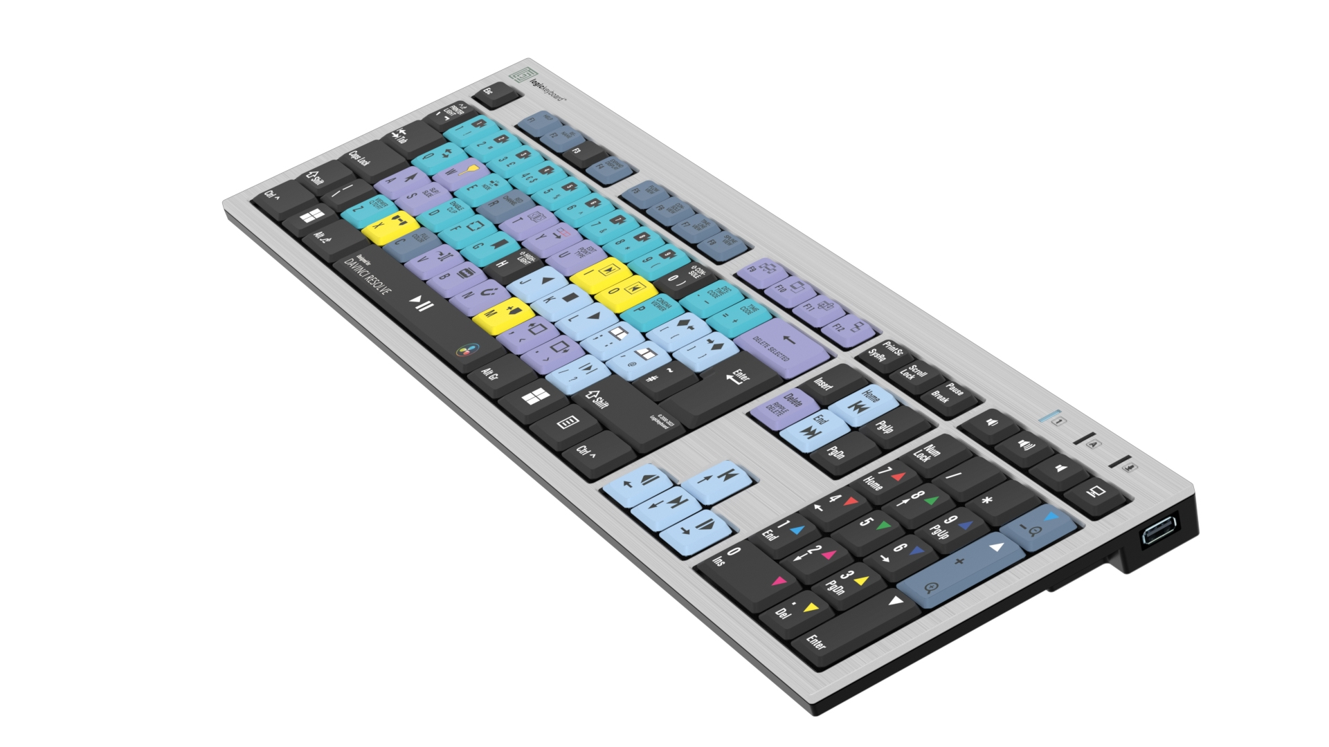 Logickeyboard Davinci Resolve Classic PC/Slim - TL: Französisch, AZERTY, Ansicht 2