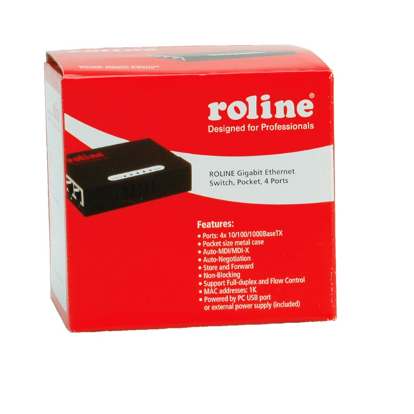 ROLINE Pocket Gigabit Ethernet Switch - Switch, Ansicht 2