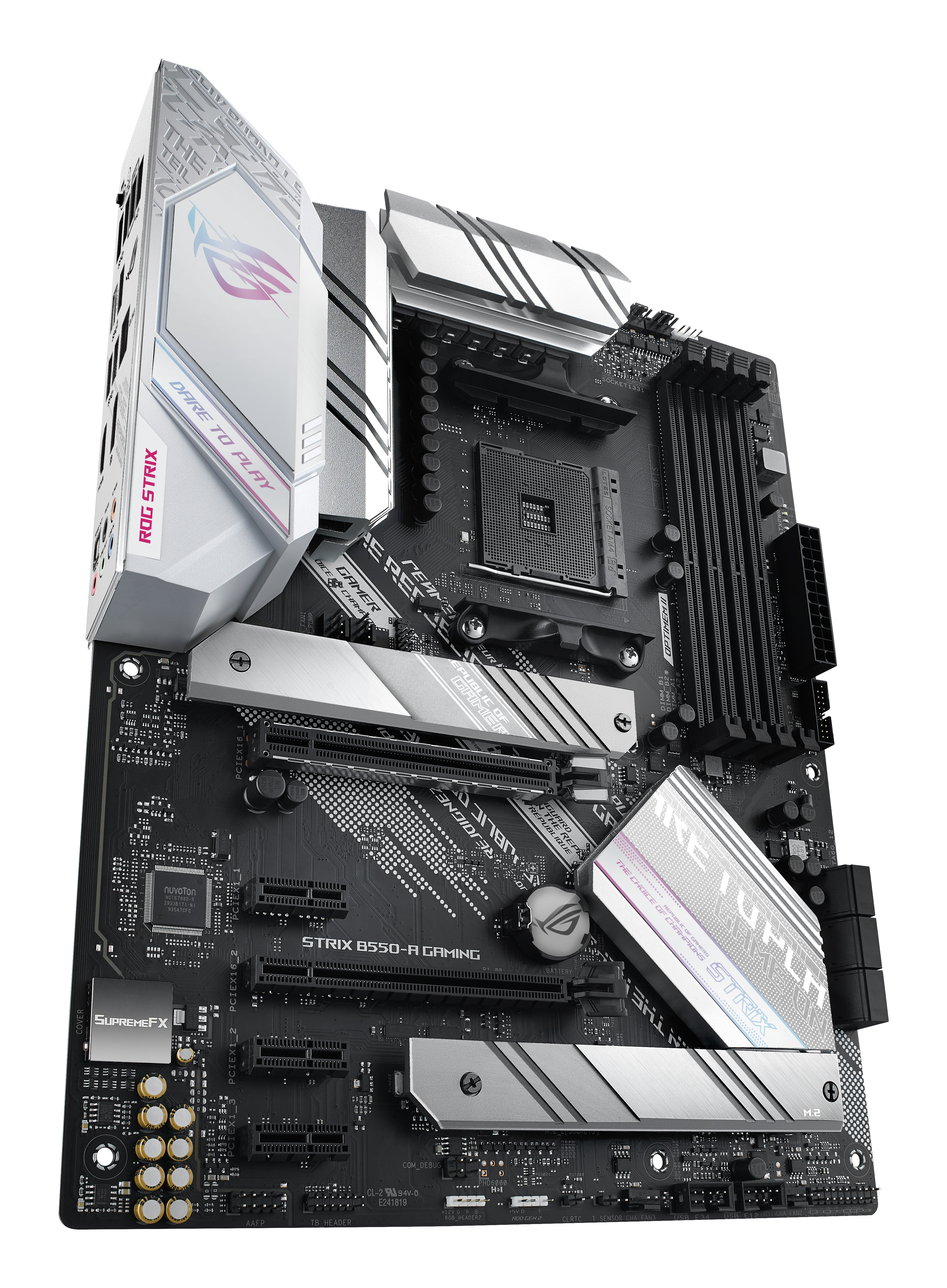 ASUS ROG STRIX B550-A GAMING - Motherboard - ATX - Socket AM4 - AMD B550 Chipsatz, Ansicht 2