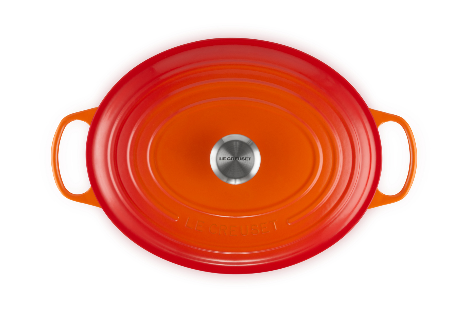 Le Creuset Signature - 7,5 l - Oval - Orange - Eisenguss - Emaille - Orange, Ansicht 4