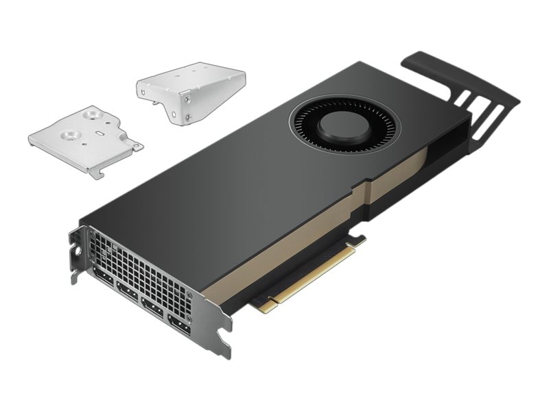 Lenovo NVIDIA RTX A5000 - Grafikkarten - RTX A5000 - 24 GB GDDR6 - PCIe 4.0 x16 - 4 x DisplayPort - für ThinkStation P520 30BE 30BF 30BQ P520c 30BX (625 Watt)
