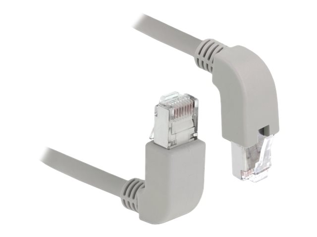 Delock Patch-Kabel - RJ-45 (M) nach oben gewinkelt zu RJ-45 (M)