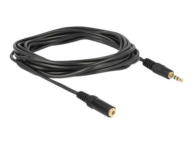 Delock Headset-Erweiterungskabel - 4-poliger Mini-Stecker männlich zu 4-poliger Mini-Stecker weiblich