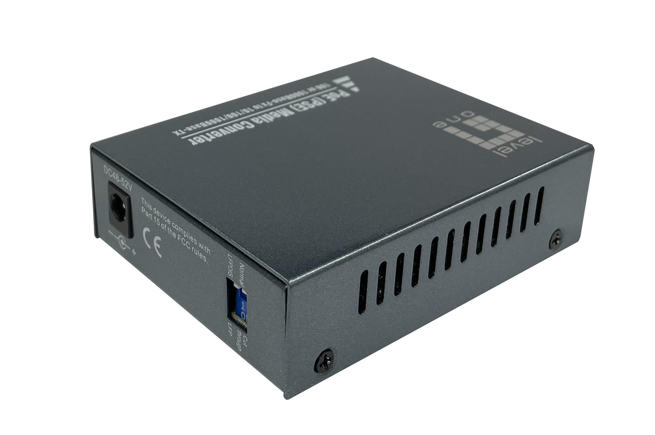 LevelOne Gigabit RJ45 zu SC Mediakonverter - 0.5km - 1000 Mbit - 10,100,1000 Mbit/s - 10BASE-T - 100BASE-T - 1000BASE-T, Ansicht 2
