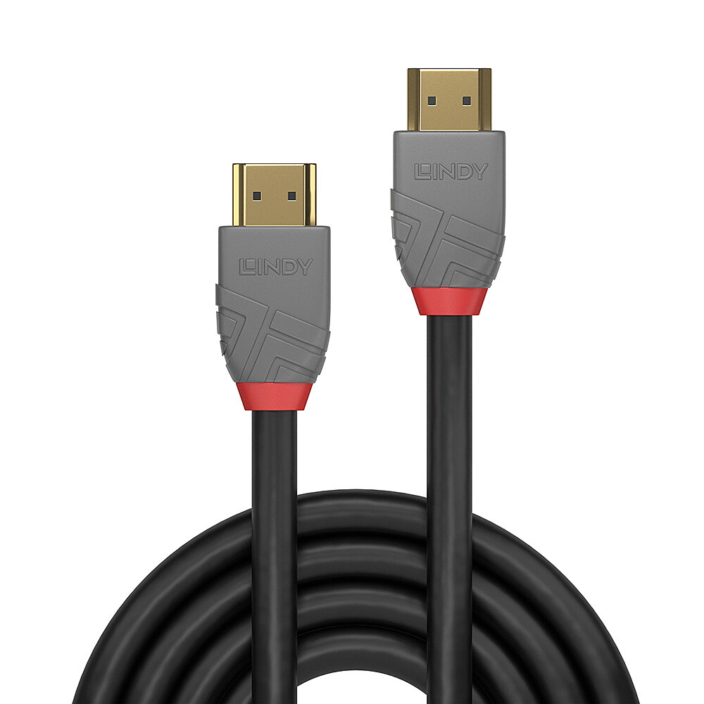 Lindy Anthra Line - Ultra High Speed - HDMI-Kabel mit Ethernet - HDMI männlich zu HDMI männlich - 3 m, Ansicht 4