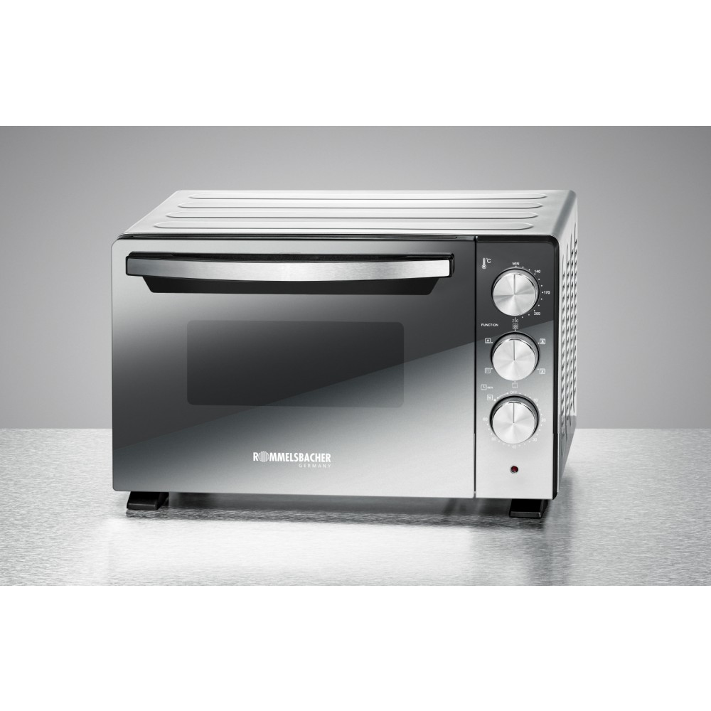 ROMMELSBACHER BGS 1400 - 22 l - Schwarz - Silber - Freistehend - Drehregler - 60 min - Glas, Ansicht 4