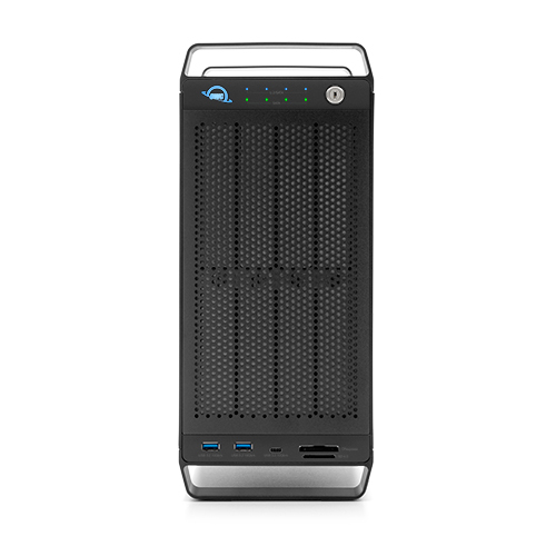 OWC ThunderBay Flex 8 - HDD / SSD-Gehäuse - 2.5/3.5 - SATA - Hot-Swap - USB Anschluss - Schwarz, Ansicht 2