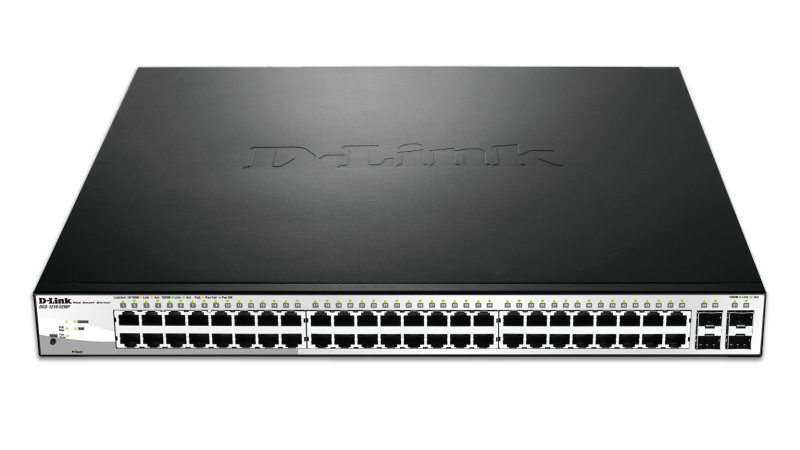 D-Link DGS 1210-52MP - Switch - Smart - 48 x 10/100/1000 (PoE), Ansicht 3
