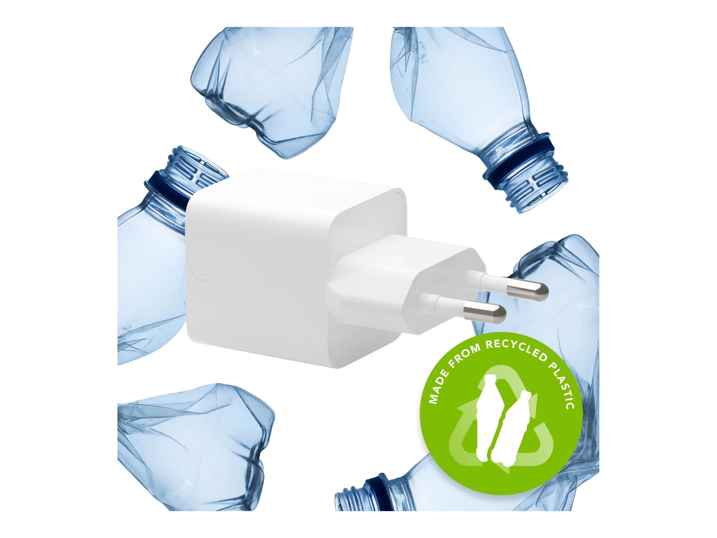 dbramante1928 re-charge - Netzteil - 30 Watt - PD - 2 Ausgabeanschlussstellen (USB, 24 pin USB-C) - 3 A, Ansicht 3