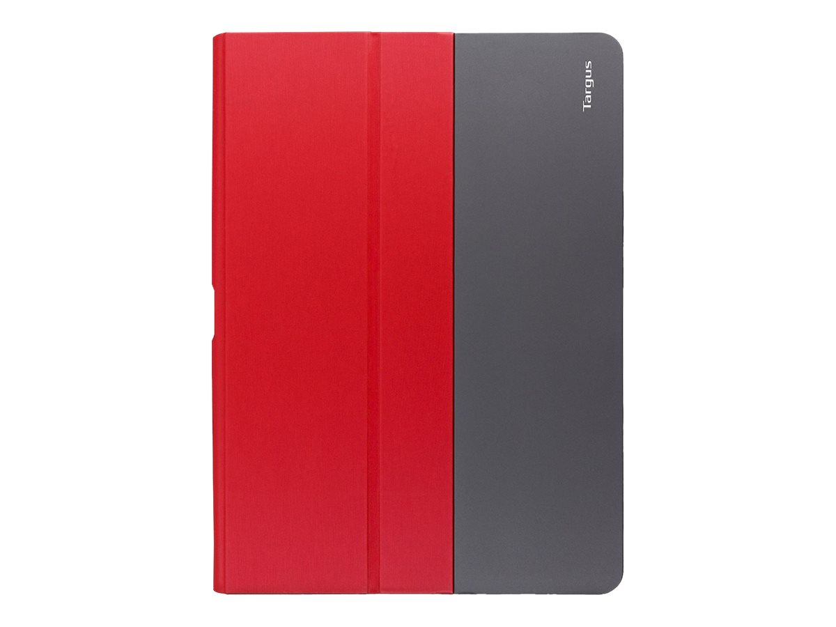 Targus Fit-N-Grip Universal - Flip-Hülle für Tablet - Polyurethan, Silikon - Rot - 22.9 cm - 25.4 cm (9"