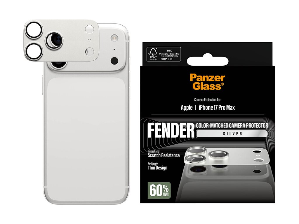 PanzerGlass Fender Camera Prot Silver iP 17 Pro Max, Ansicht 4