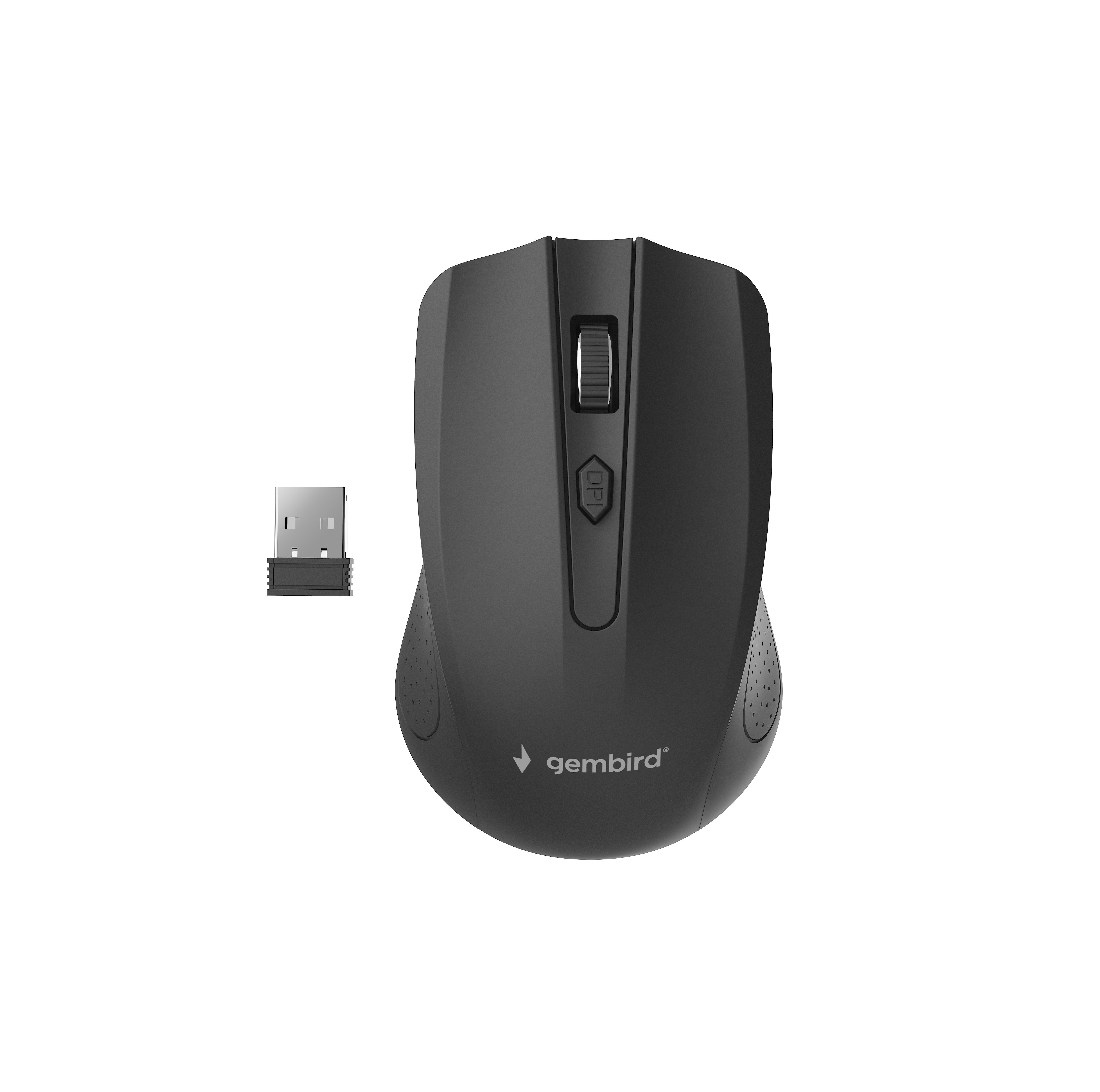 Gembird MUSW-4B-04 - Maus - optisch - 4 Tasten - kabellos - 2.4 GHz - kabelloser Empfänger (USB), Ansicht 2