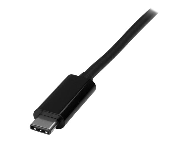 StarTech.com 3.3 ft  1 m USB-C to DVI Cable - USB Type-C Video Adapter Cable - 1920 x 1200 - Black (CDP2DVIMM1MB)