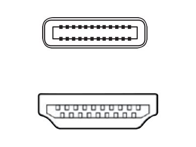 Fujitsu USB-C to HDMI2.0 Adapter z.B. f. H7510 H780 W5010 ua