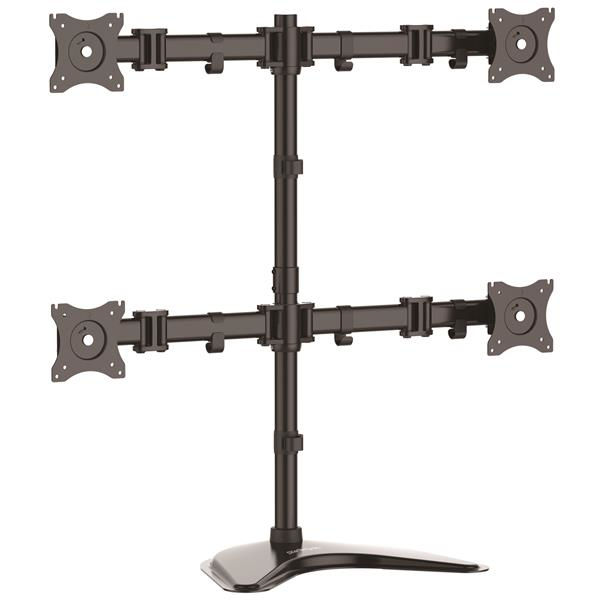 StarTech.com Vierfach-Monitorhalter - Schwenkbar - Verstellbarer 4 Monitorständer - Für VESA Monitore bis zu 27 Zoll, Ansicht 2