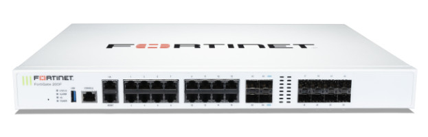 Fortinet FortiGate 200F, 27 Gbit/s, 16,5 Mpps, 27 Gbit/s, 13 Gbit/s, 5000 Mbit/s, 4,78 µs