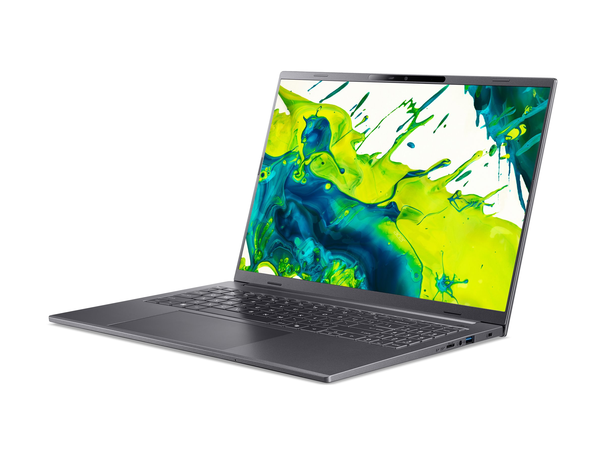 Acer Aspire 16 AI A16-11M - 180°-Scharnierdesign - Snapdragon X X1-26-100 - Win 11 Home - Qualcomm Adreno - 16 GB RAM - 512 GB SSD NVMe, QLC - 40.6 cm (16")