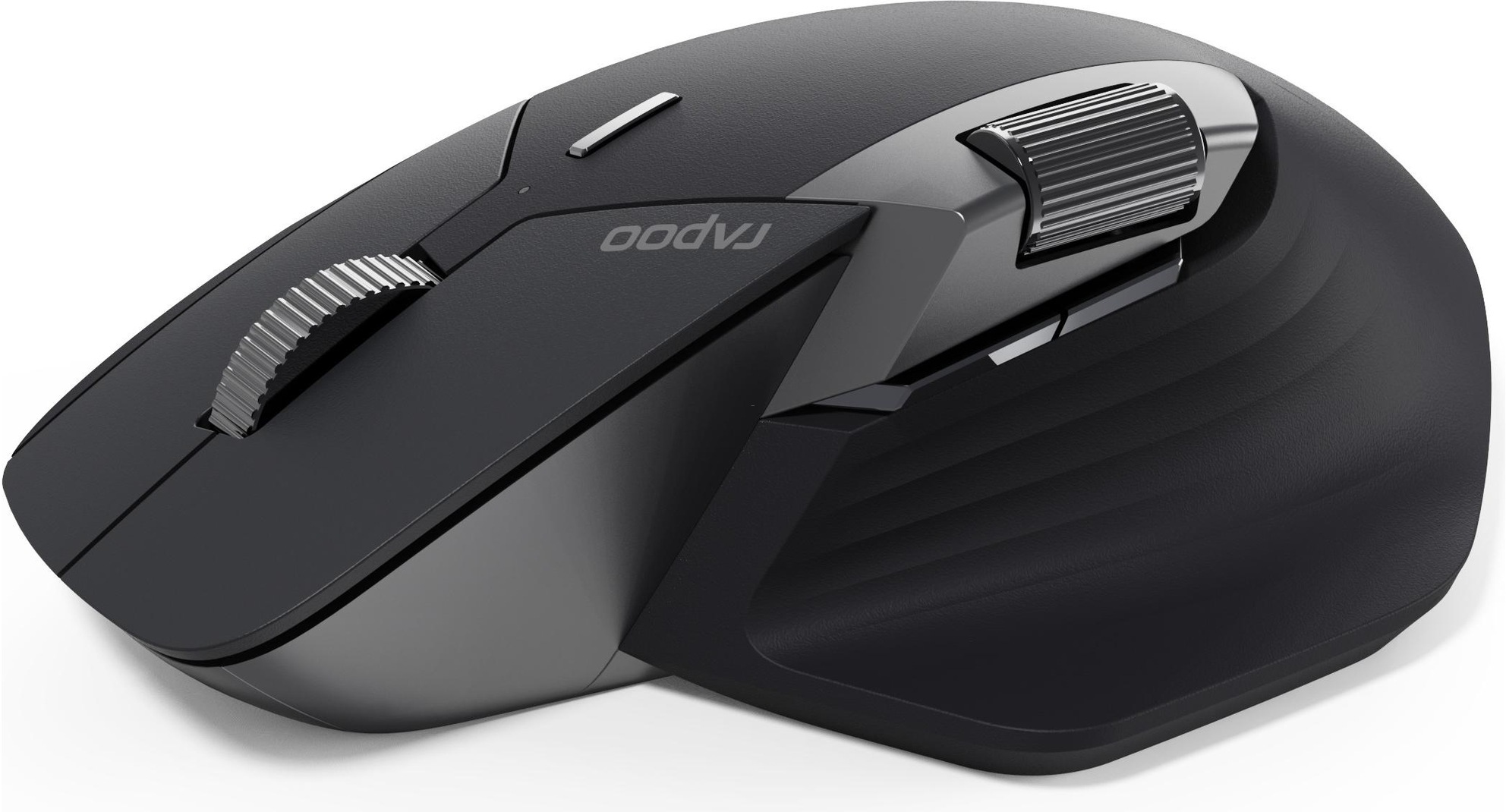 Rapoo MT760L - rechts - Optisch - RF Wireless + Bluetooth - 3200 DPI - Schwarz - Grau, Ansicht 2