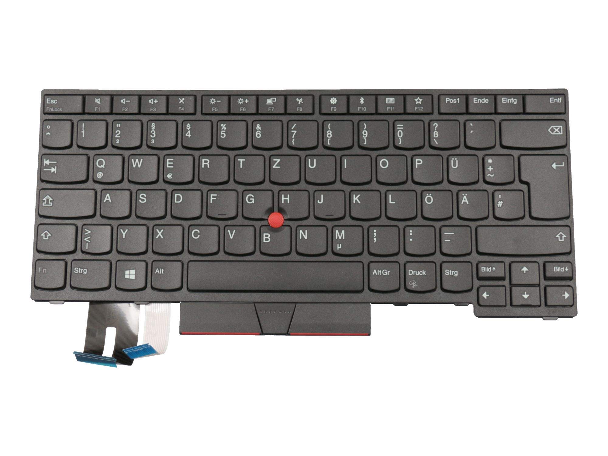 Lenovo Chicony - Ersatztastatur Notebook - mit Trackpoint, UltraNav - TL: Deutsch, QWERTZ, Ansicht 2