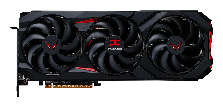 PowerColor RX 9070 XT 16GB PowerColor Red Devil OC GDDR6 3Fan - 16.384 MB - GDDR6, Ansicht 3