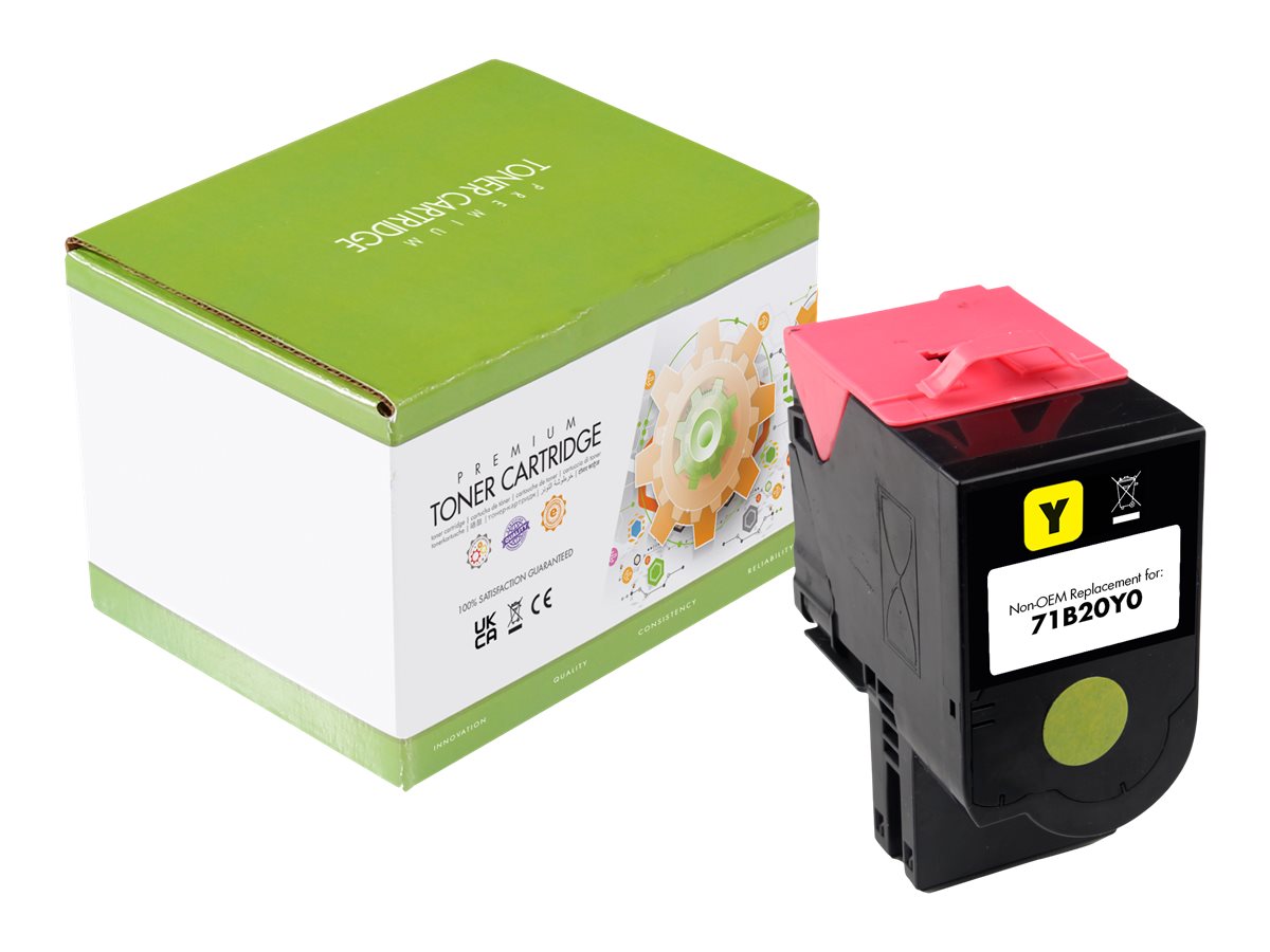 Static Control ALSO - Gelb - kompatibel - Tonerpatrone (Alternative zu: Lexmark 71B20Y0)