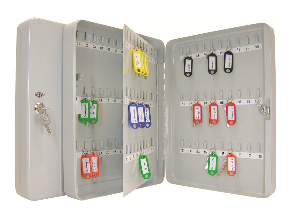 WEDO Schlüsselschrank - 110 Haken - Stahl, Ansicht 3