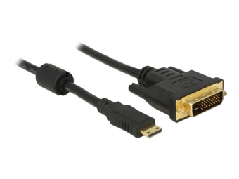 Delock Adapterkabel - Dual Link - DVI-D männlich zu 19 pin mini HDMI Type C männlich