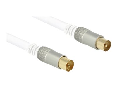 Delock Premium - Antennenkabel - F-Stecker Stecker zu IEC-Anschluss weiblich