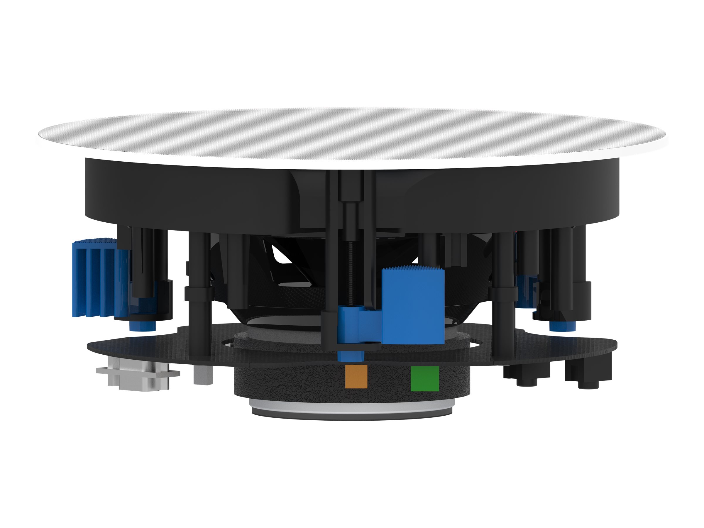 Vision CS-1900P - Lautsprecher - kabellos - Bluetooth - 35 Watt - zweiweg - koaxial - weiß (Grill Farbe - weiß), Ansicht 5