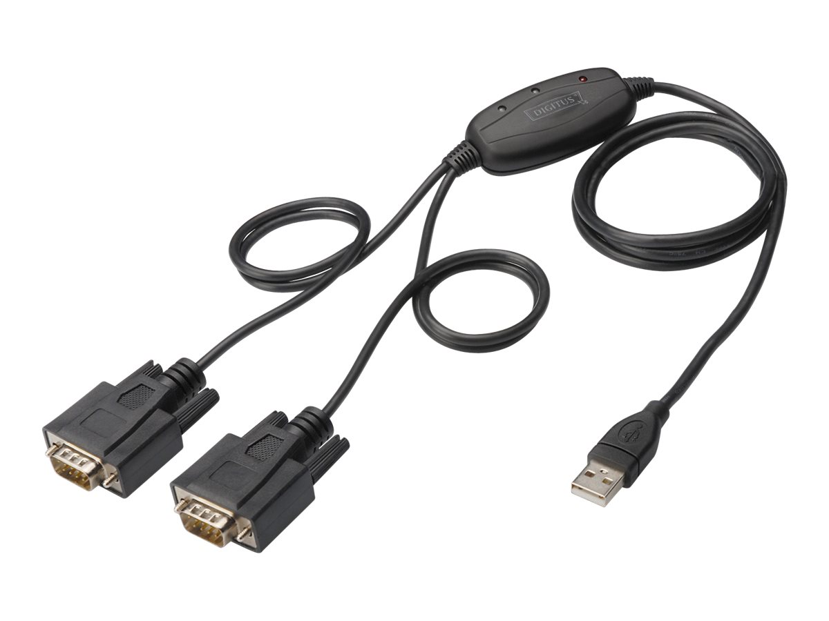 DIGITUS USB 2.0 zu 2x RS232-Kabel